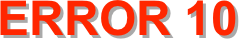 ERROR 10